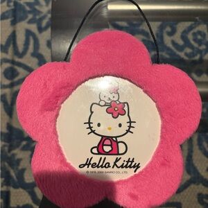 Y2K Sanrio hello kitty pink fuzzy flower photo frame